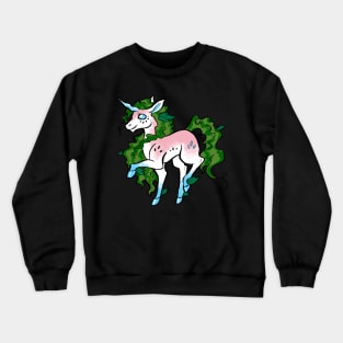 Trans Watermelon Unicorn Crewneck Sweatshirt